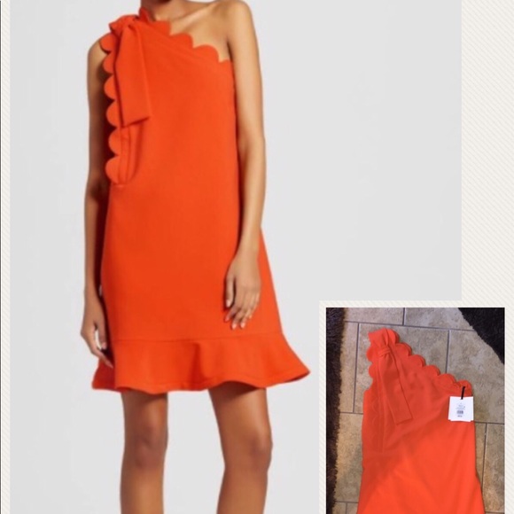 Victoria Beckham for Target Dresses & Skirts - Victoria Beckham by target sheath orange dress